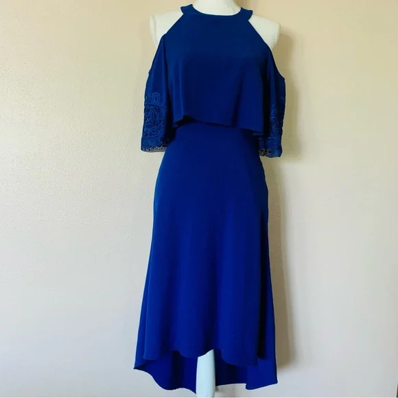 Antonio Melani Dresses | Antonio Melani Blue Midi Dress | Color: Blue | Size: 2 | Flower0455's Closet